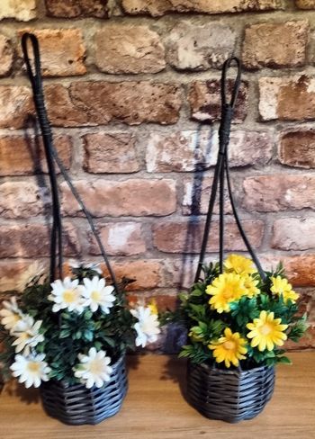 Lot de 2 plantes artificielles à suspendre