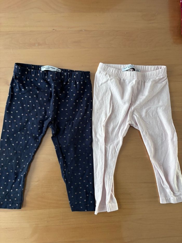 Lot de 2 leggings
