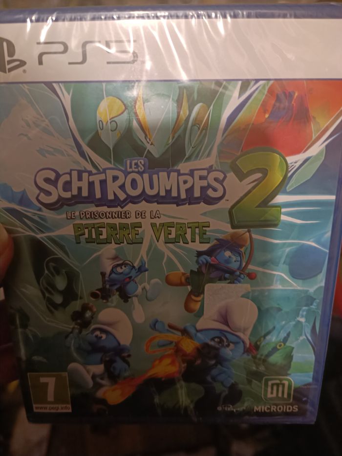 Les Schtroumpfs 2 le prisonnier de la pierre verte neuf AB prix ferme PS5 Playstation 5 jeu