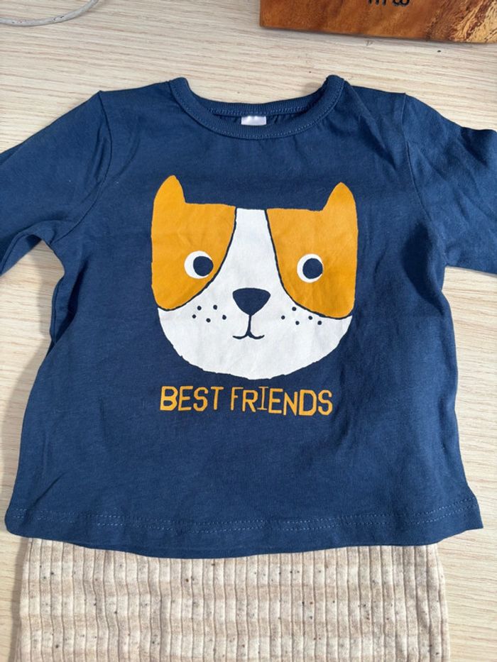 Ensemble Zara / Tex taille 1-3 mois - photo numéro 2