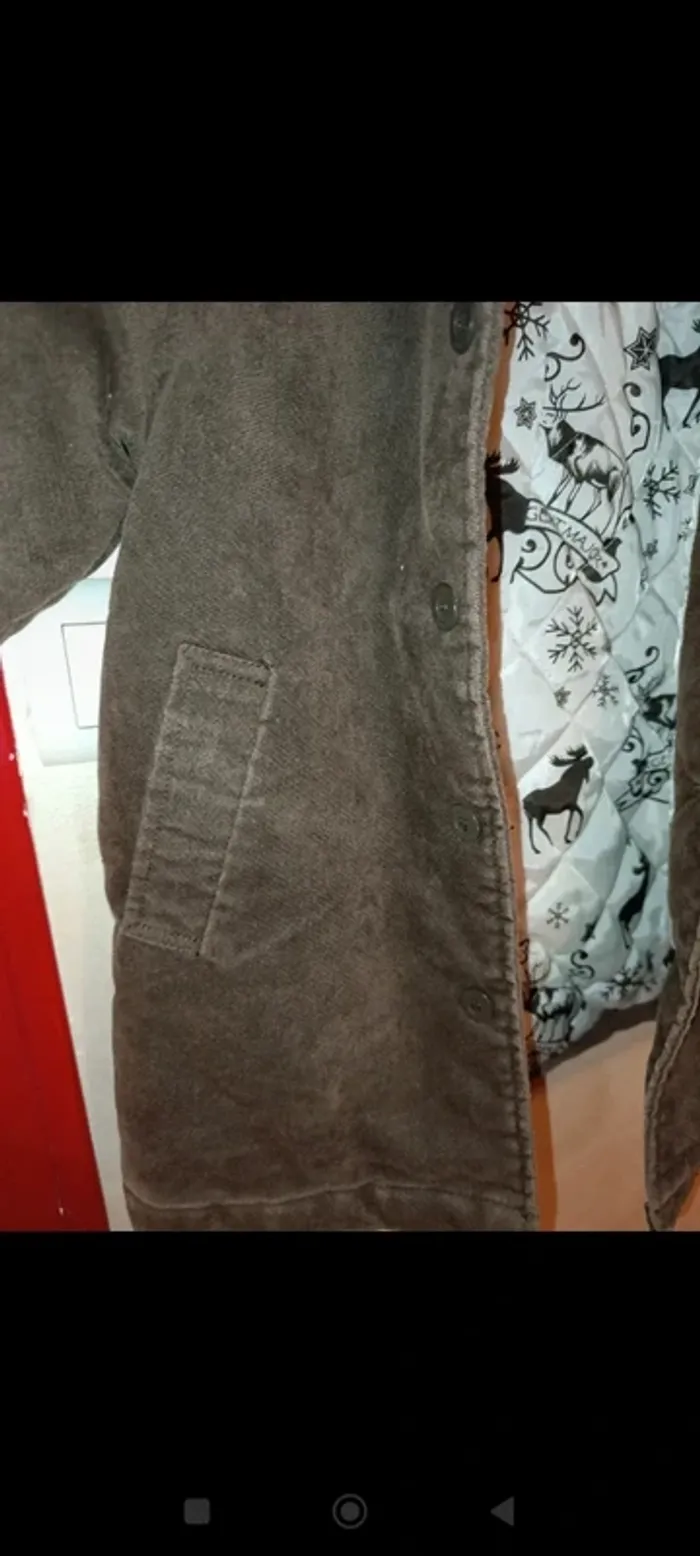 *spécial rentrée* Manteau velours doudoune Sergent Major taille 3 ans - photo numéro 4
