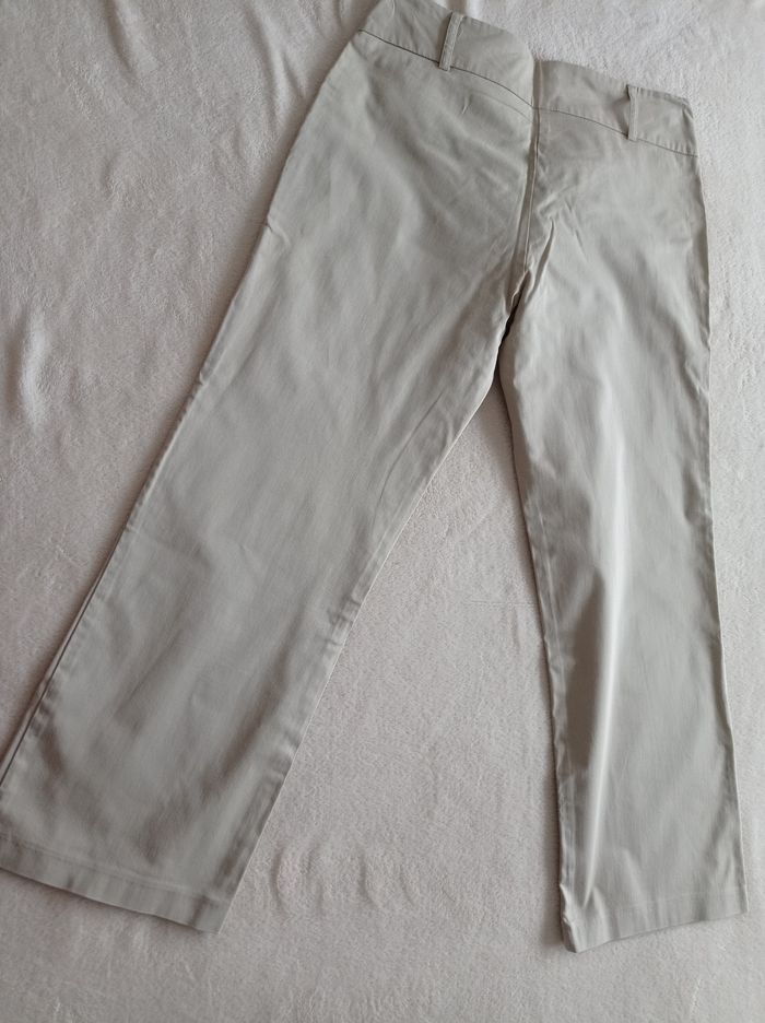Pantalon droit beige. Shesan 42 - photo numéro 5