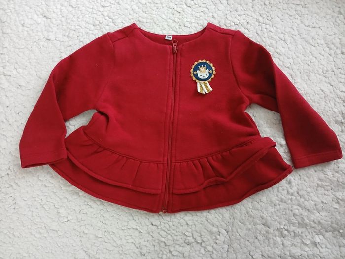 Ensemble gilet Tee-shirt manches longues legging taille 12 mois - photo numéro 2