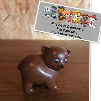 Figurine ours petit animal de la Pat Patrouille