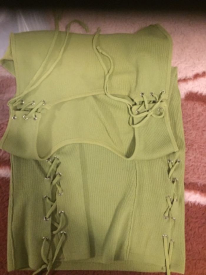 Débardeur vert olive 38/M - photo numéro 2