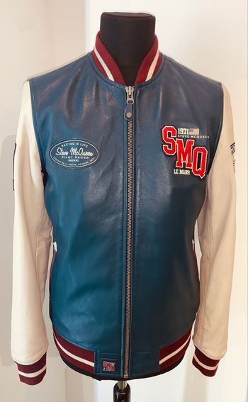Blouson cuir d’agneau Mainpol Steve Mc Queen