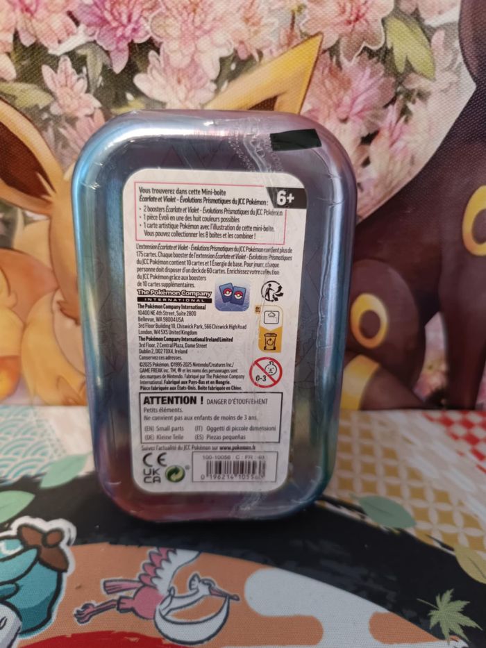 Coffret Pokemon – EV8.5 - Mini-Tin Évolutions Prismatiques Nymphali scellé - FR - photo numéro 2