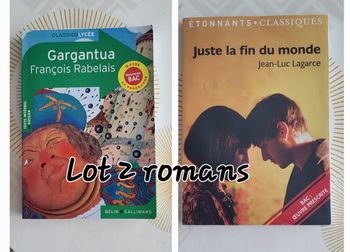 Lot-Gargantua de F.Rabelais &Juste la fin du monde de JL.Lagarce