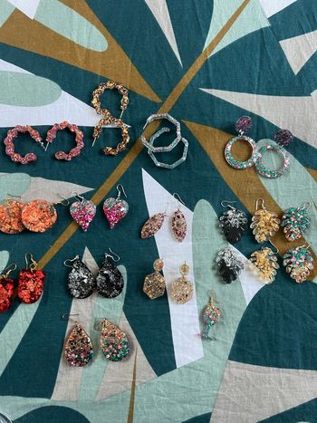 Cadeau maîtresse de fin d’année boucle d’oreille