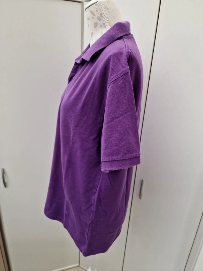 Polo T-Shirt Violet - photo numéro 2