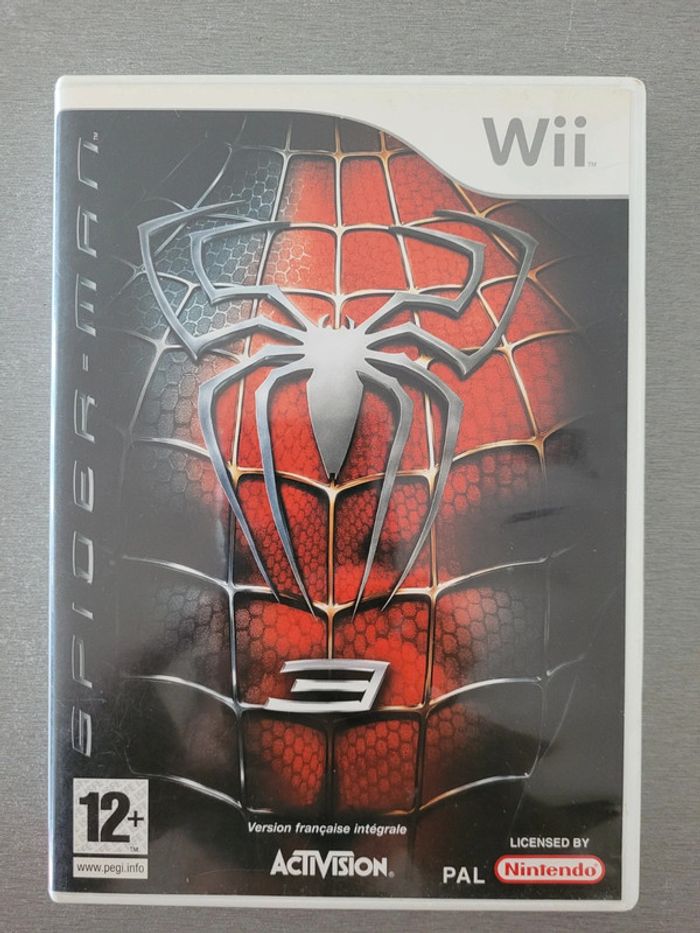 Jeux vidéo wii spider-man 3