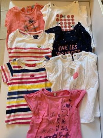 Lot t-shirt. 6 mois
