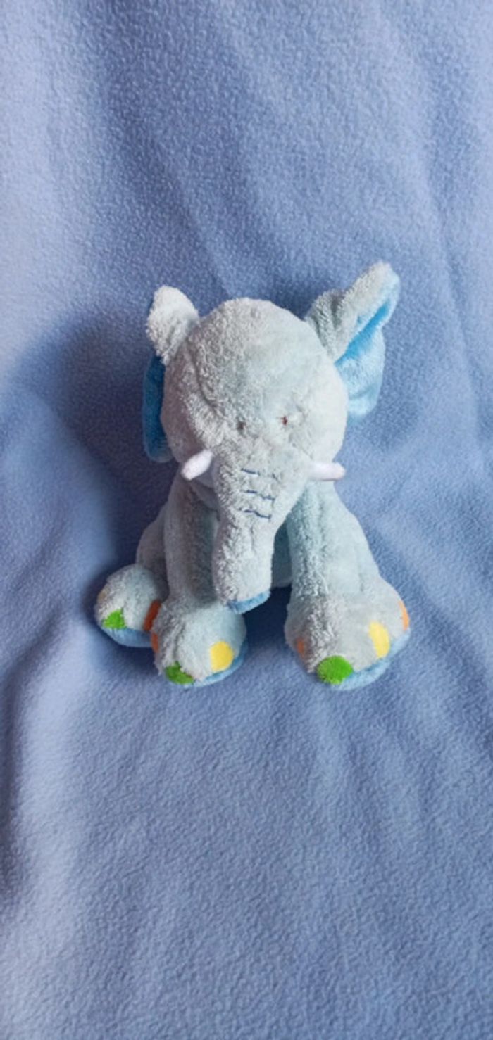 Doudou peluche éléphant Gipsy