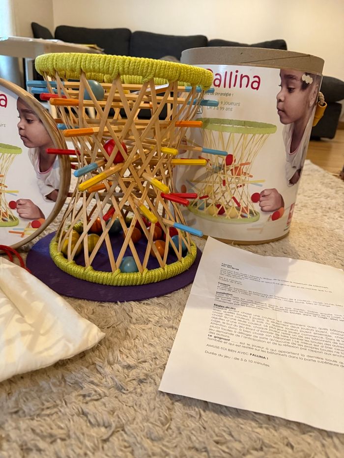 Pallina de hape jeu de motricité fine et d’adresse complet