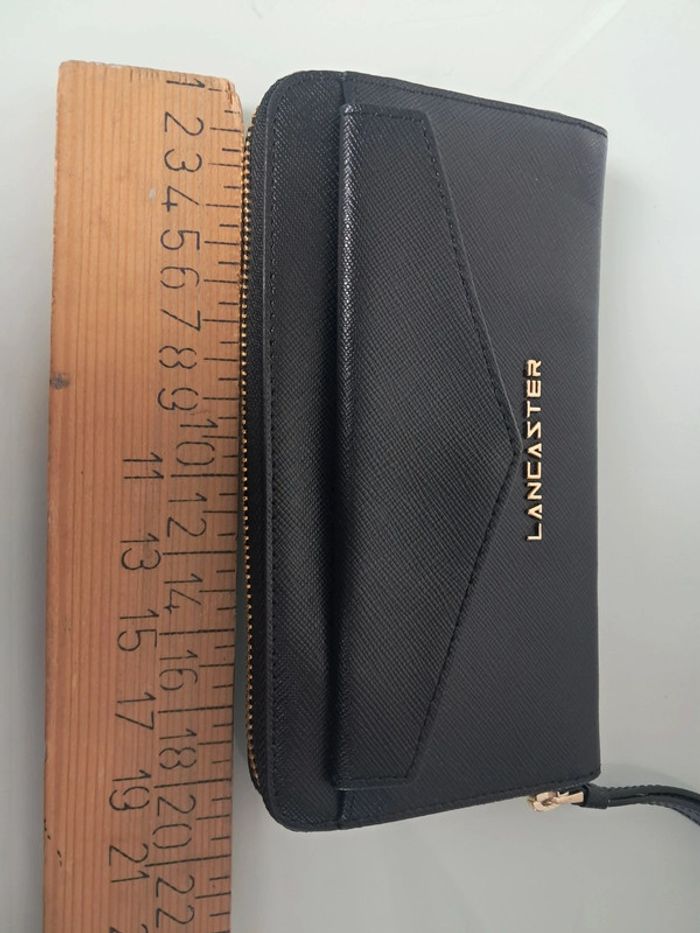Lancaster portefeuille en cuir avec dragone noir neuf - photo numéro 7