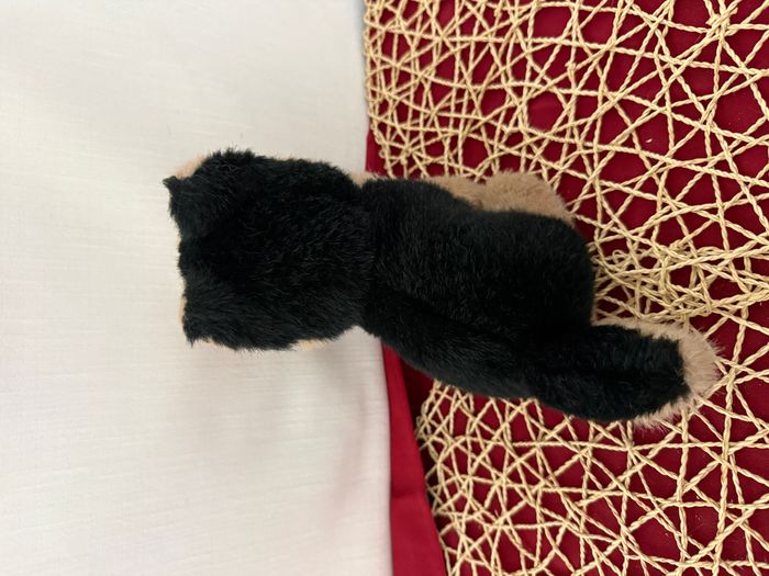 doudou peluche chien berger allemand assis trudi - photo numéro 6