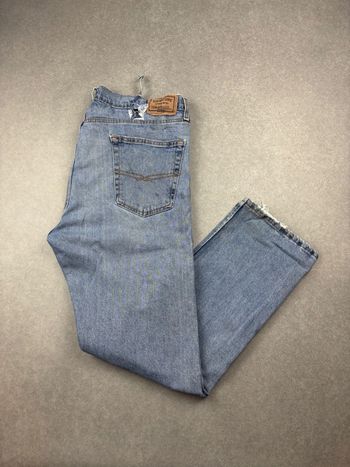 Jean pantalon coupe droite signature levis bleu W38 L32