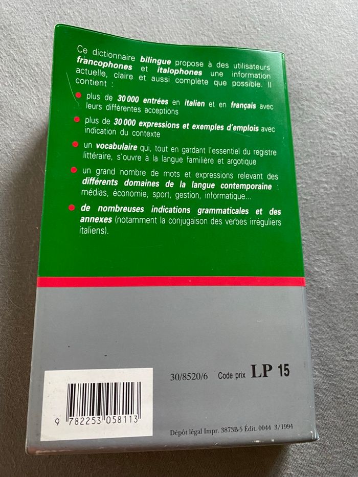 Dictionnaire de poche italien - photo numéro 2