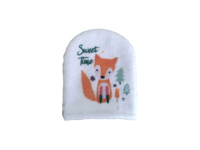 Lot de 5 gants de toilette - animaux de la Forêt - photo numéro 2