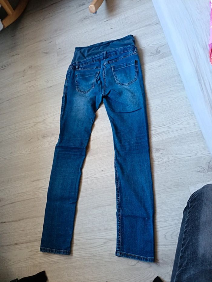 Pantalon jeans grossesse maternité 36 slim kiabi - photo numéro 7