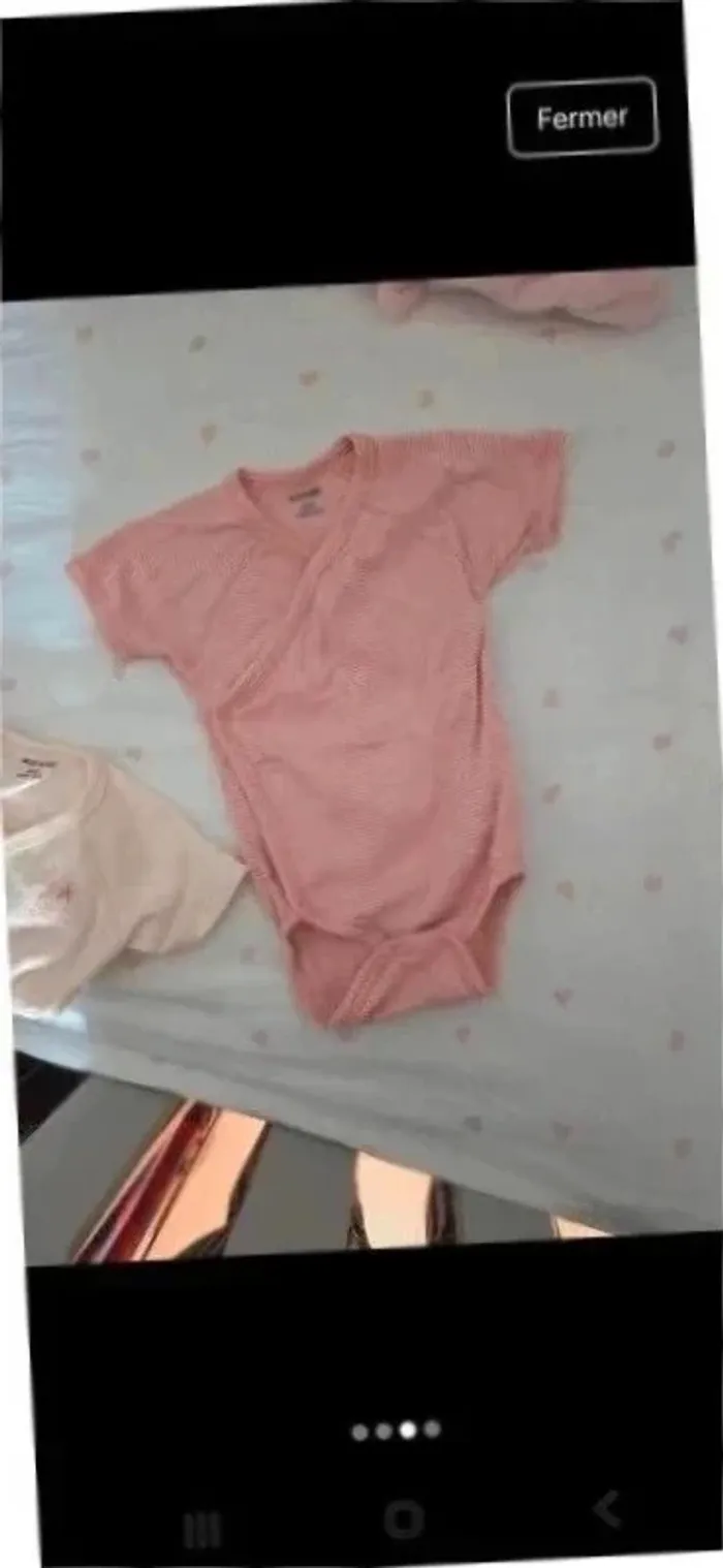 Lot body bébé 6 mois fille - photo numéro 3