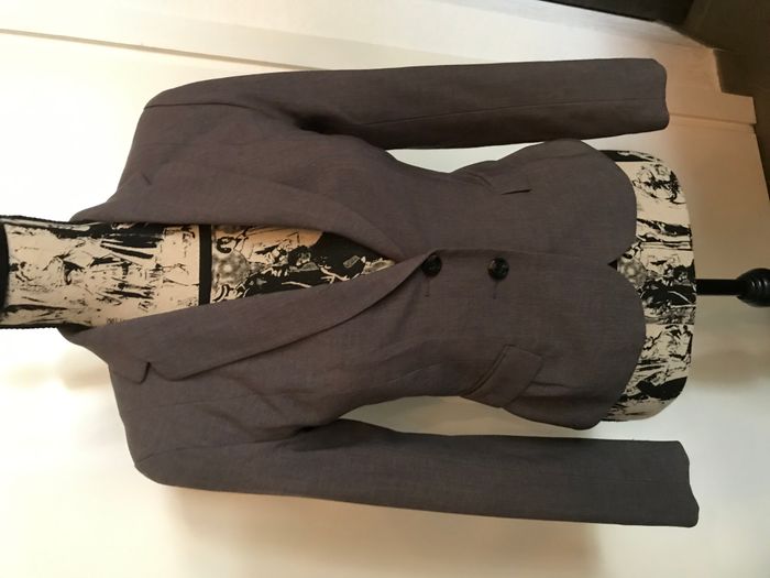 blaser gris - H & M - t.34