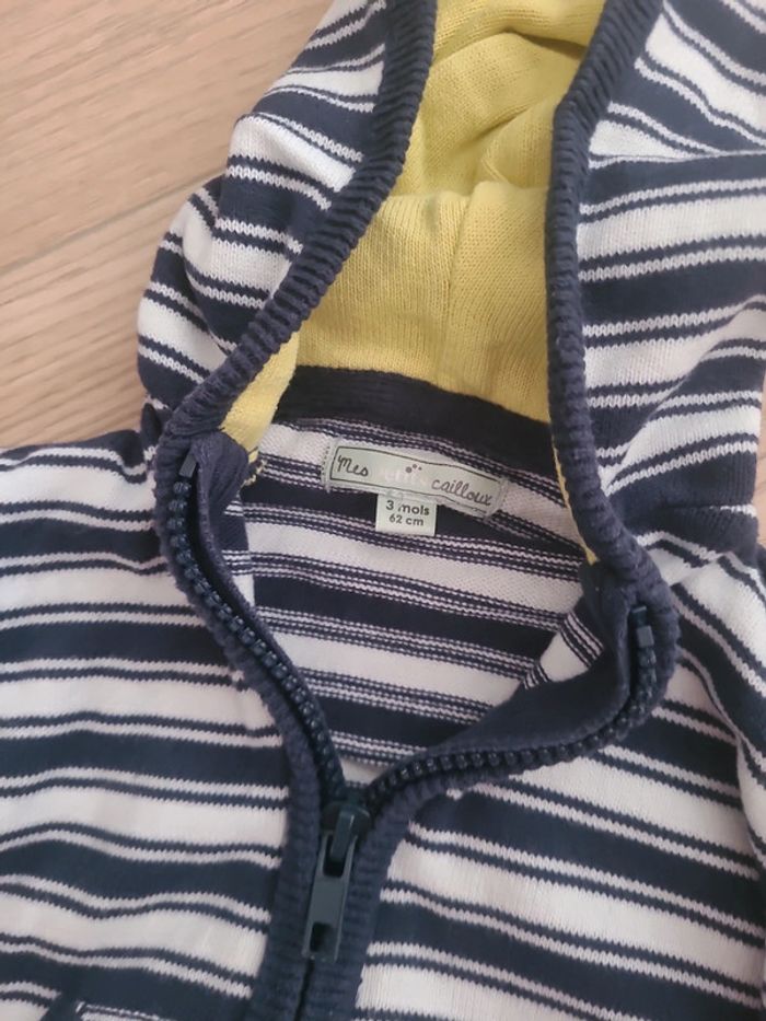 Gilet zippé 3 mois - photo numéro 3