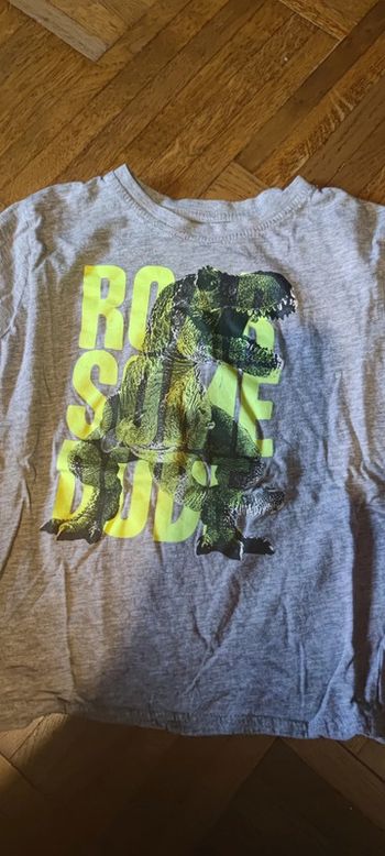 Tee shirt dinosaure 4 ans