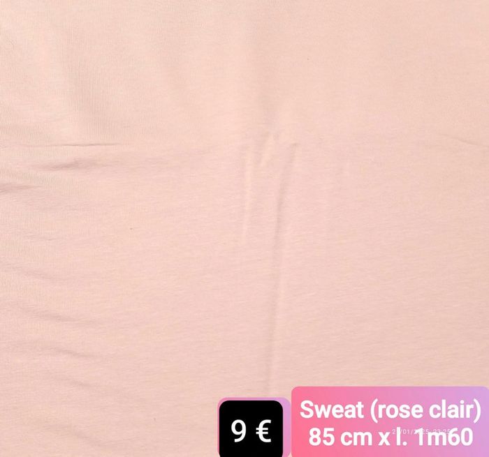 Sweat rose clair