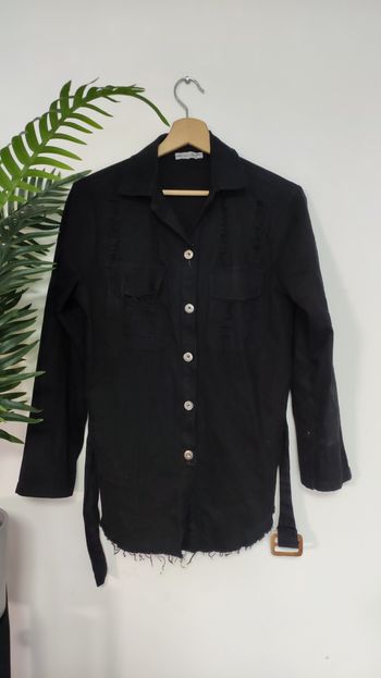 Veste chemise destroy femme