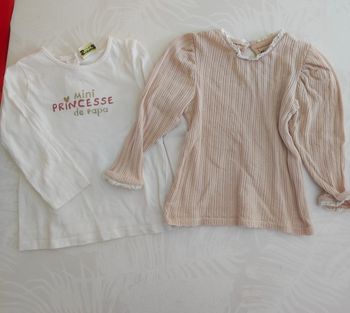 Lot t-shirt manches longues