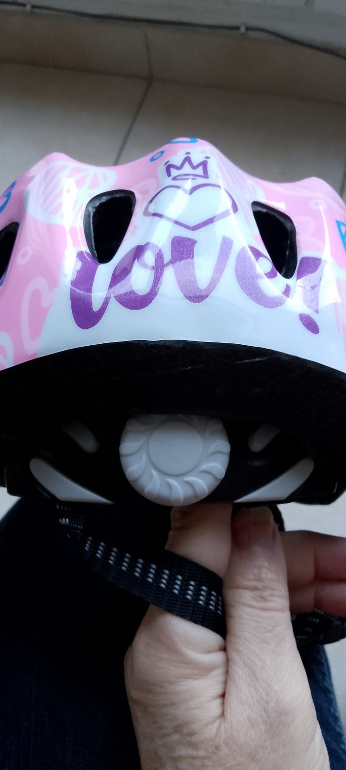 MV-TEK,  casque vélo enfant Junior Love réglable. Taille S/M idéal pour débutant à vélo et trottinette. - photo numéro 10