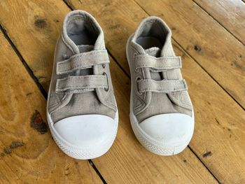 Tennis toile beige 23