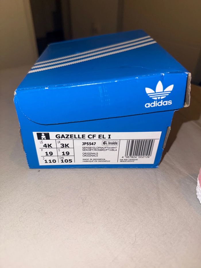 Basket Adidas gazelle rose 19 - photo numéro 3