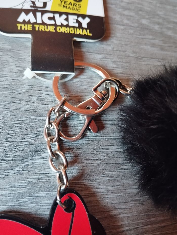 Mickey & Minnie Mouse : Lot portes-clés avec pompons - photo numéro 3