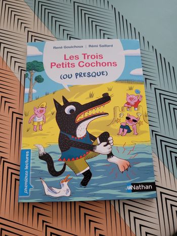 livre  neuf les 3 petits cochons  ce1 (3e)