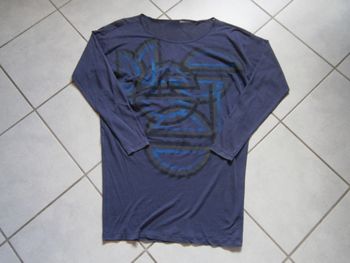 Tee-shirt long ML bleu DIESEL Taille S