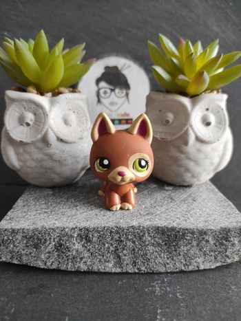 Little Petshop LPS chien berger allemand german shepherd 1362 #geektradelpschien