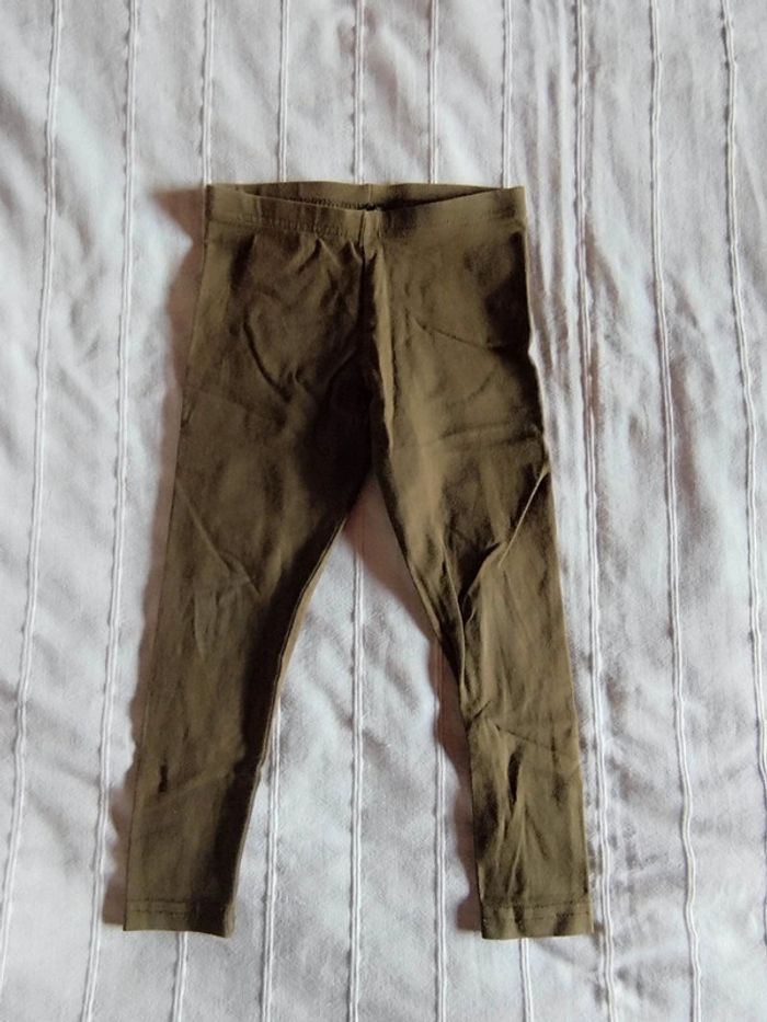 legging uni kaki 3 ans