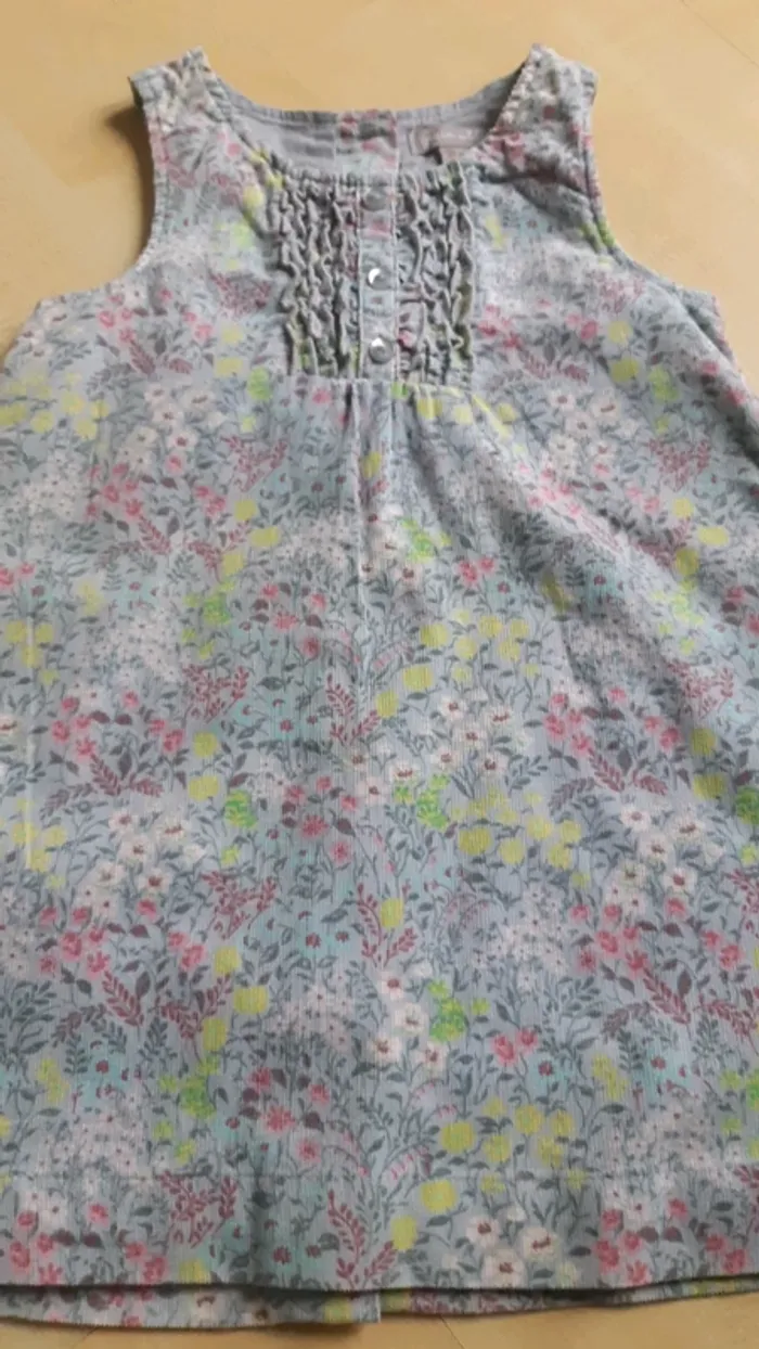 Robe velours grain de blé