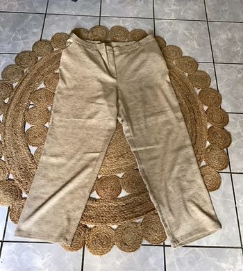 Pantalon de coloris beige taille 50 de la marque Refa