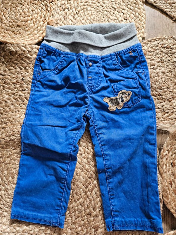 Pantalon bleu électrique Esprit 9 mois