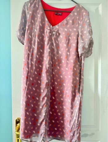 Robe one step feuilles