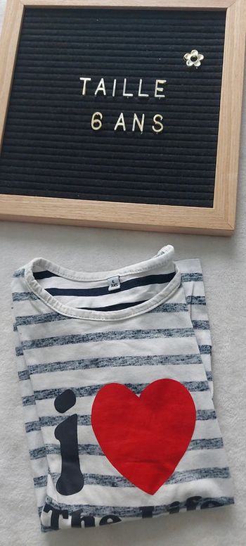 Haut manche longue fille ans