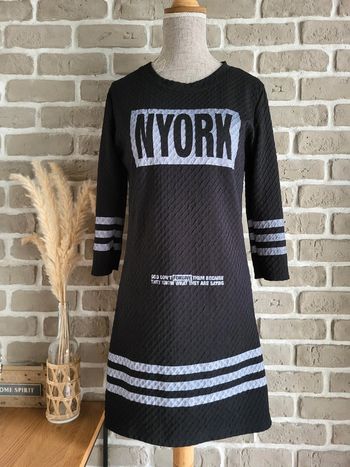 Robe noire sportswear Made in Italy