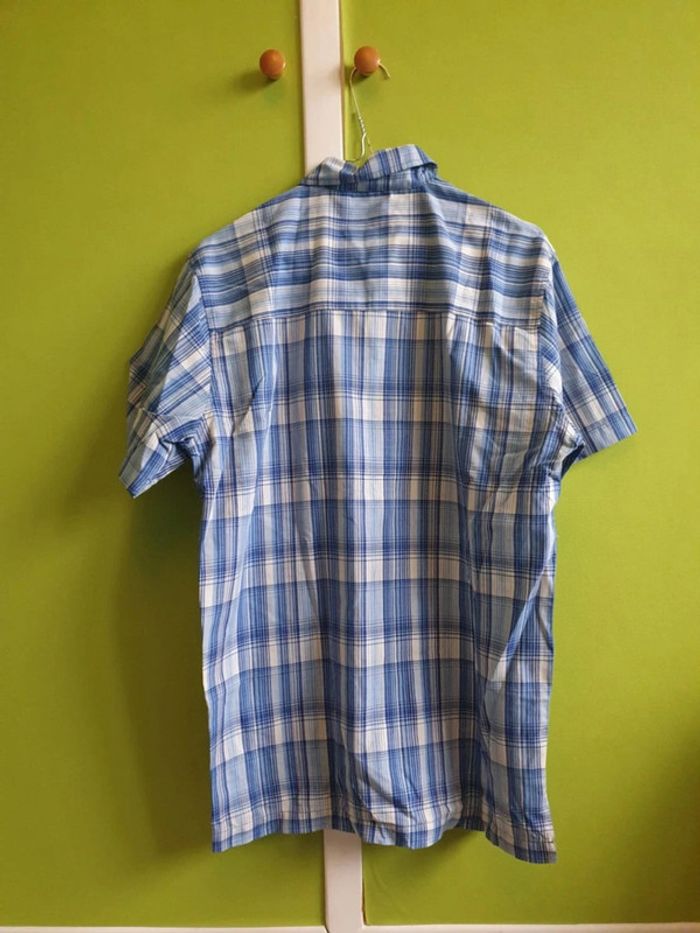 Chemise manches courtes à carreaux Kiabi - photo numéro 2