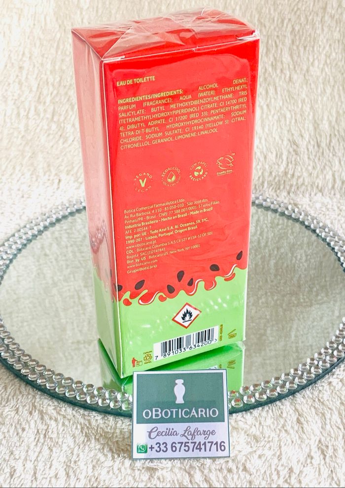 Eau de Toilette Egeo Melancia (pastèque, pastèque) OBoticário - photo numéro 2