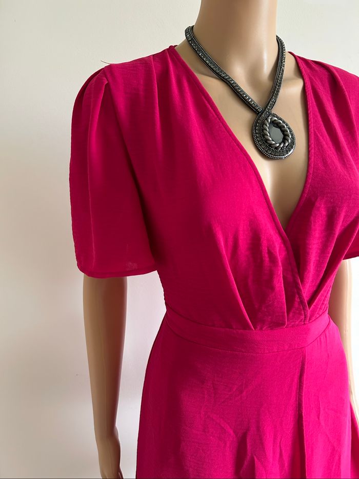 Robe rose neuve à manches courtes Morgan taille 36 (valeur 65€) - photo numéro 4