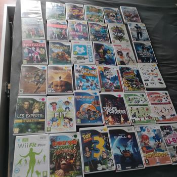 Lot de 36 jeux Nintendo Wii