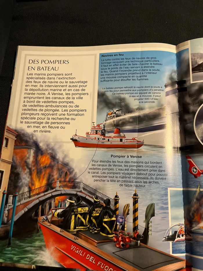 Livre pour enfants la grande imagerie fleurus les pompiers - photo numéro 6